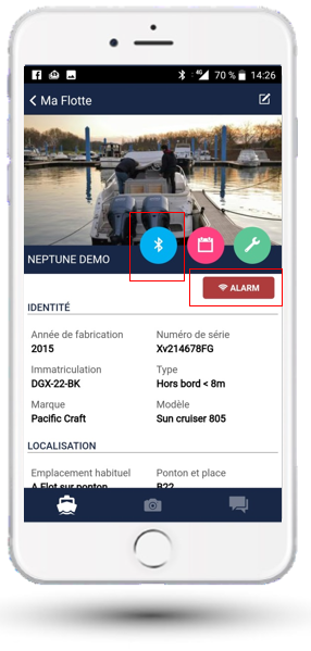 La supervision de votre bateau depuis votre Smartphone